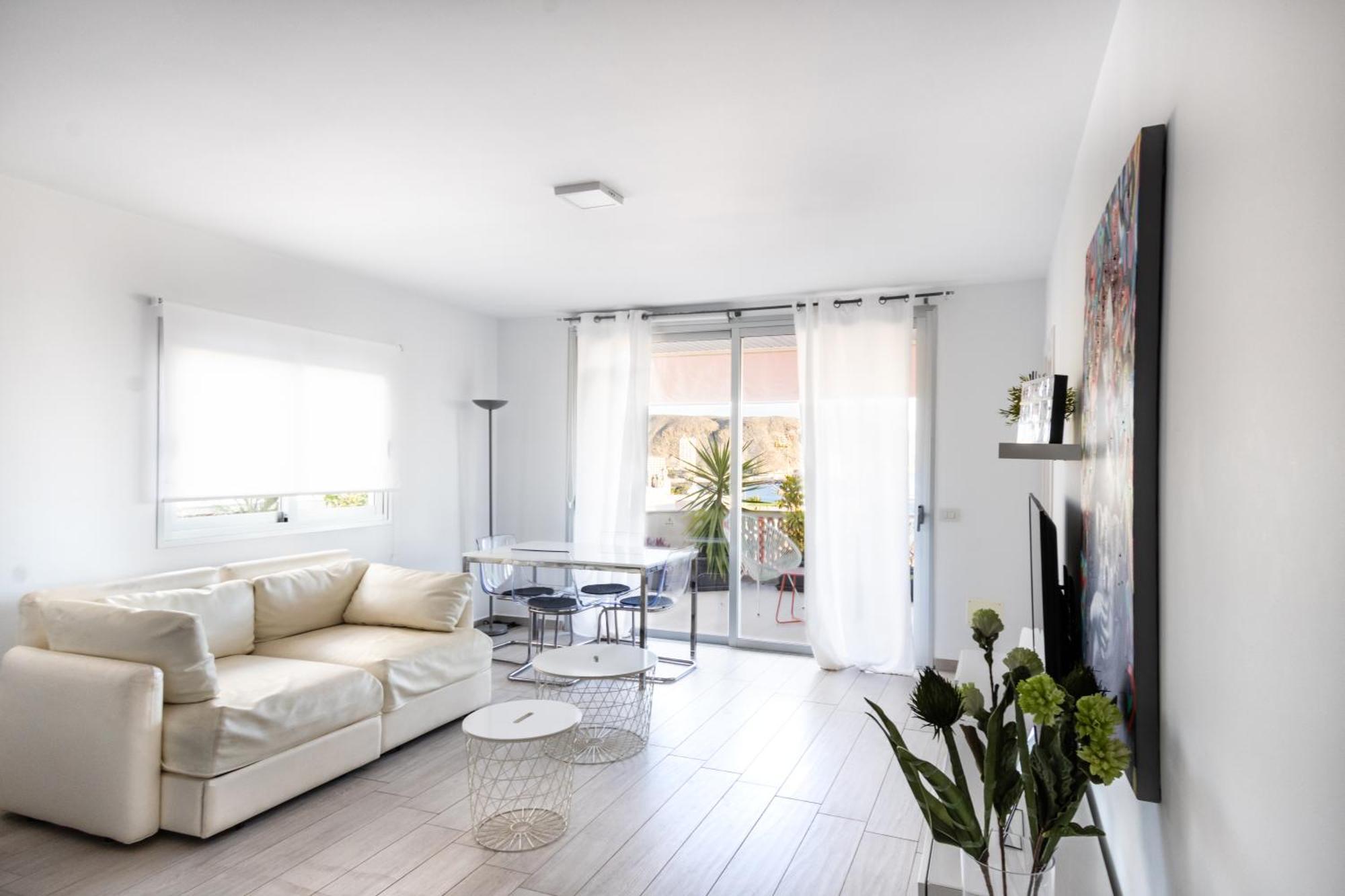 The White Heart House - Attic Sea View Apartment Los Cristianos  Ngoại thất bức ảnh