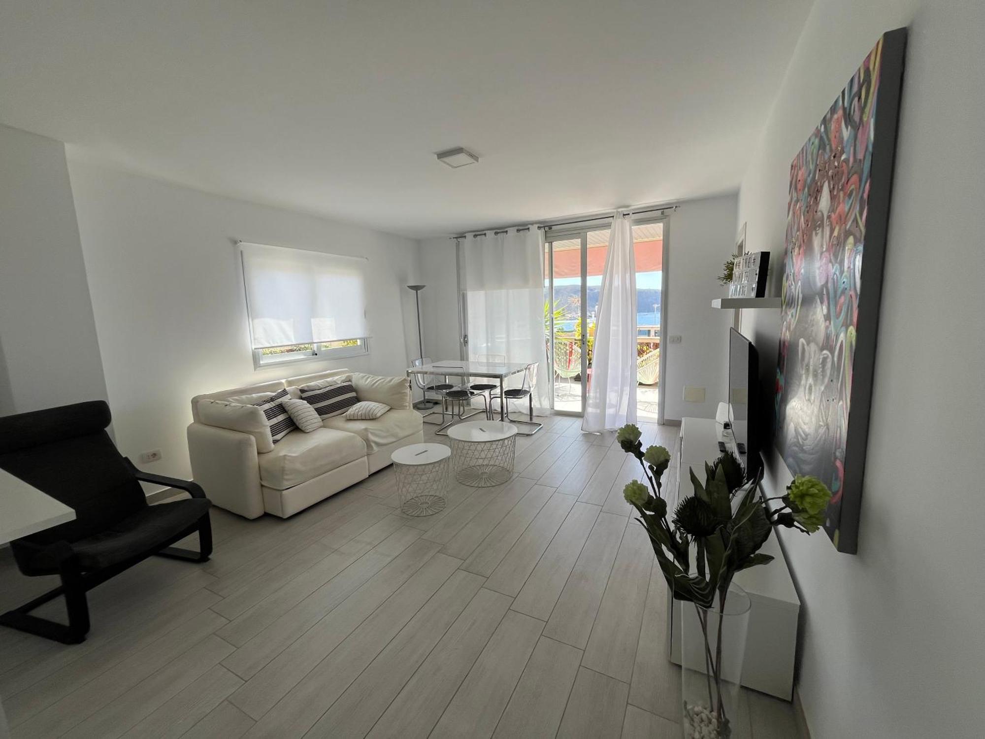 The White Heart House - Attic Sea View Apartment Los Cristianos  Ngoại thất bức ảnh