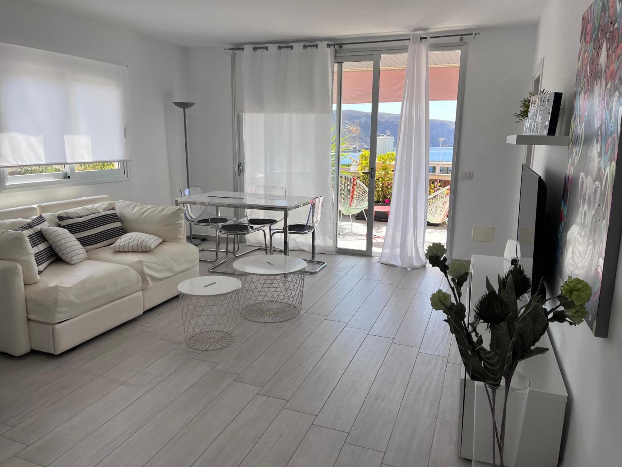 The White Heart House - Attic Sea View Apartment Los Cristianos  Ngoại thất bức ảnh