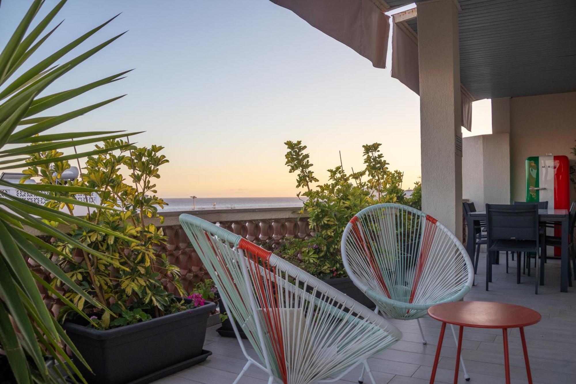 The White Heart House - Attic Sea View Apartment Los Cristianos  Ngoại thất bức ảnh